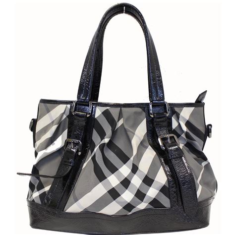 white burberry bag|Burberry nylon tote bag.